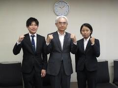 浜松オートレース場所属第38期坂本茉奈選手が浜松市副市長に表敬訪問しました！