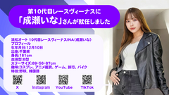 【浜松オート】浜松オート １０代目レースヴィーナスに 「成瀬いな」さんが就任！